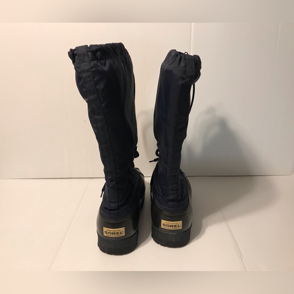 Sorel Snowlion II NL1070-429 Navy winter insulated snow boots women size 7 - Picture 5 of 12